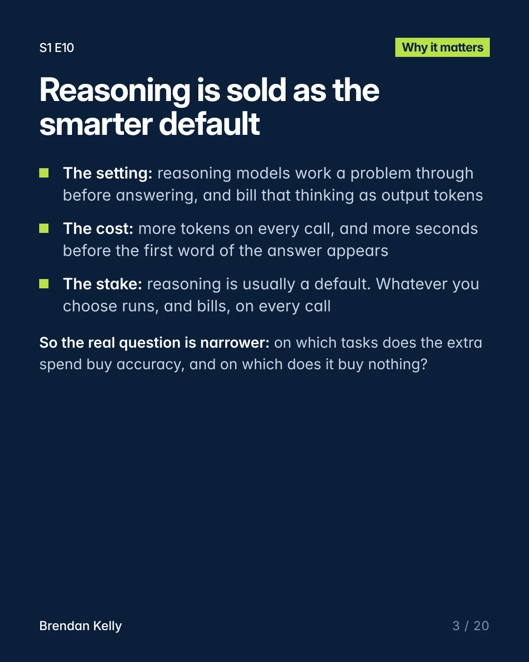 Slide 3 of 20, Why it matters.