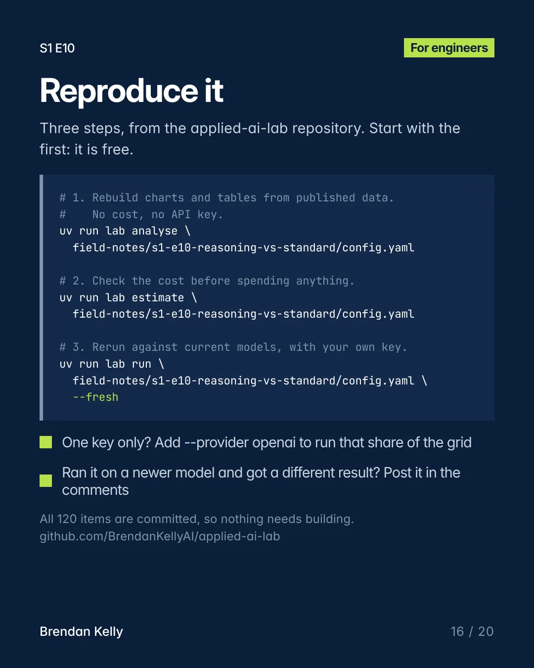 Slide 16 of 20, For engineers.