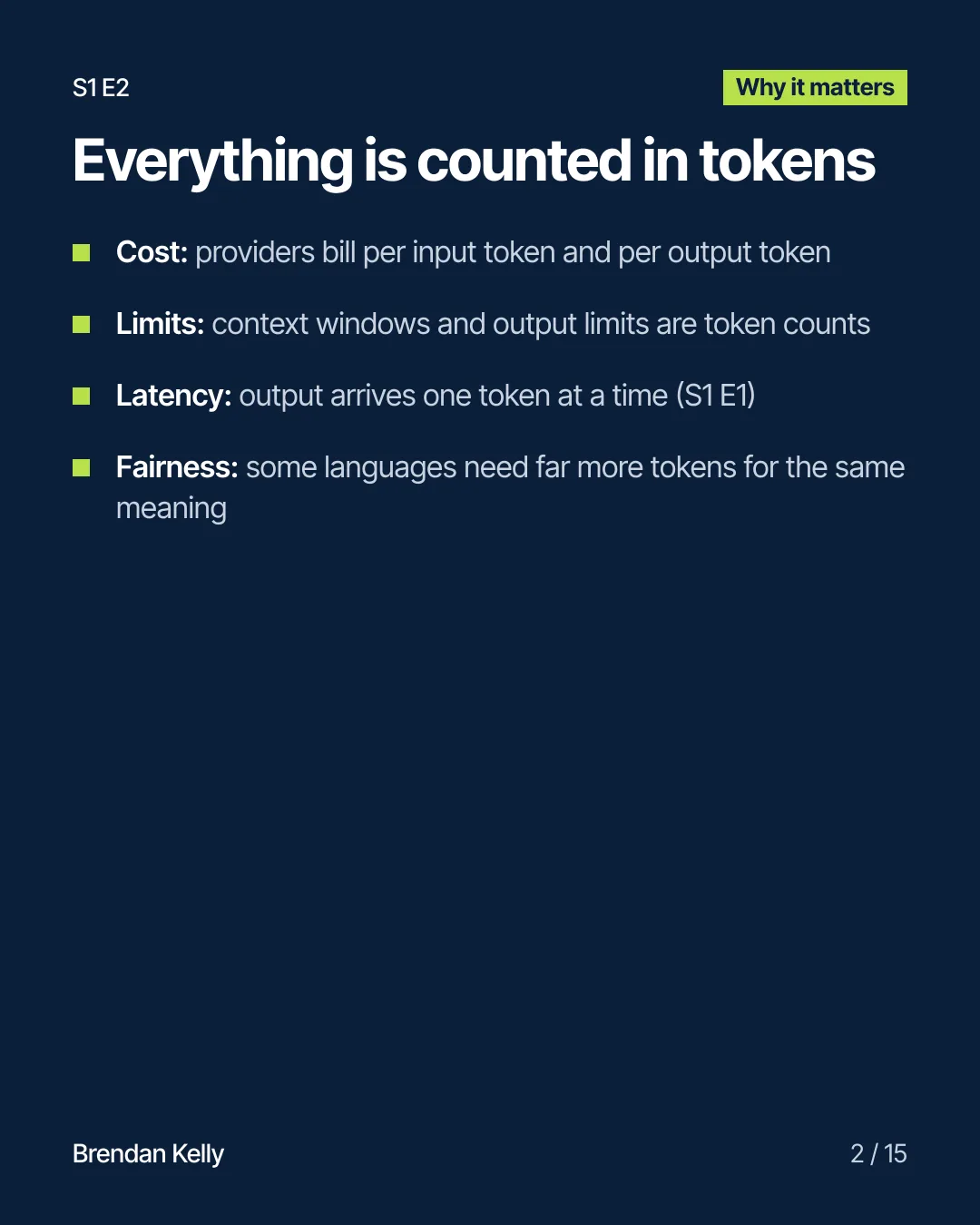 Slide 2 of 15, Why it matters.