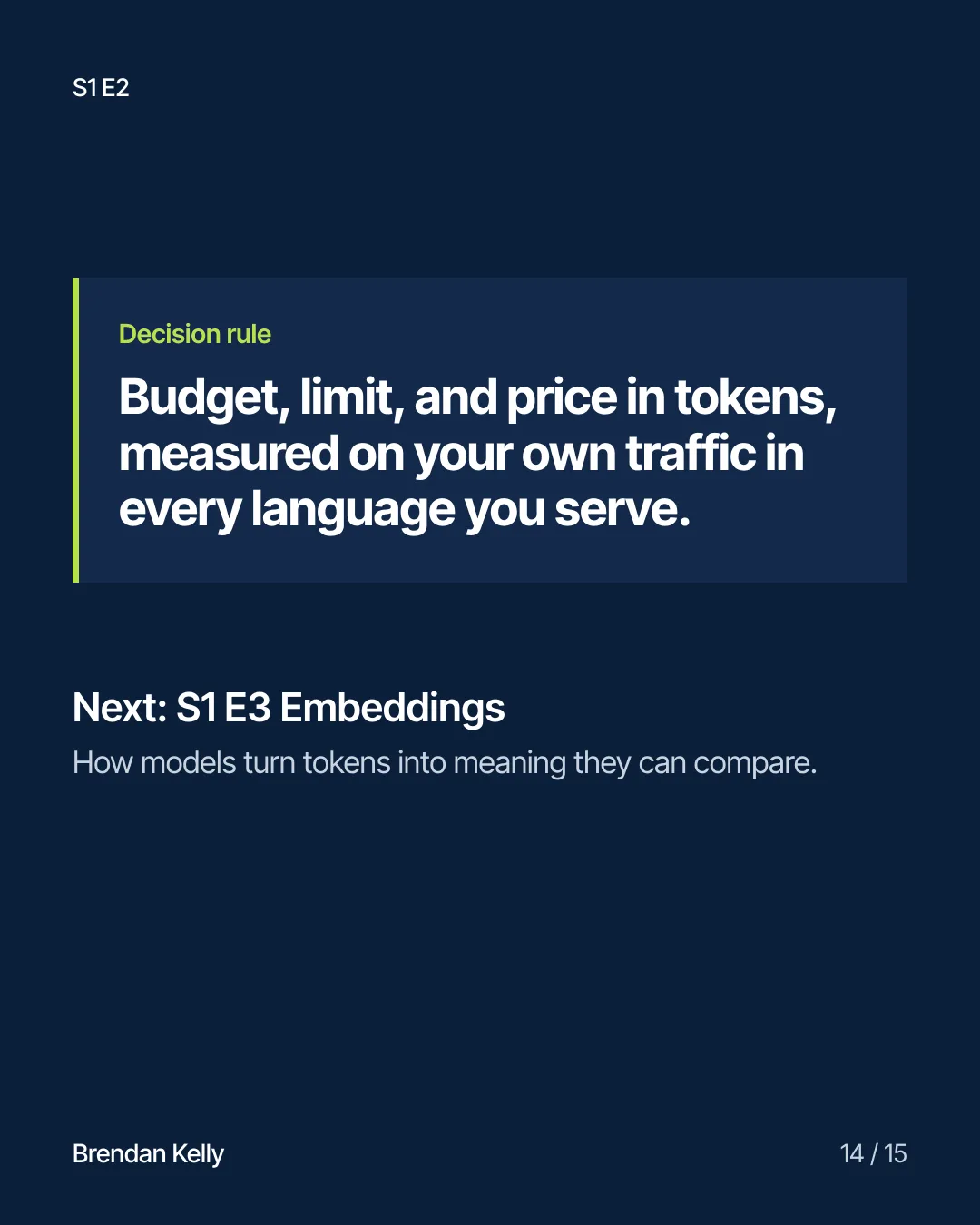 Slide 14 of 15, Decision rule.