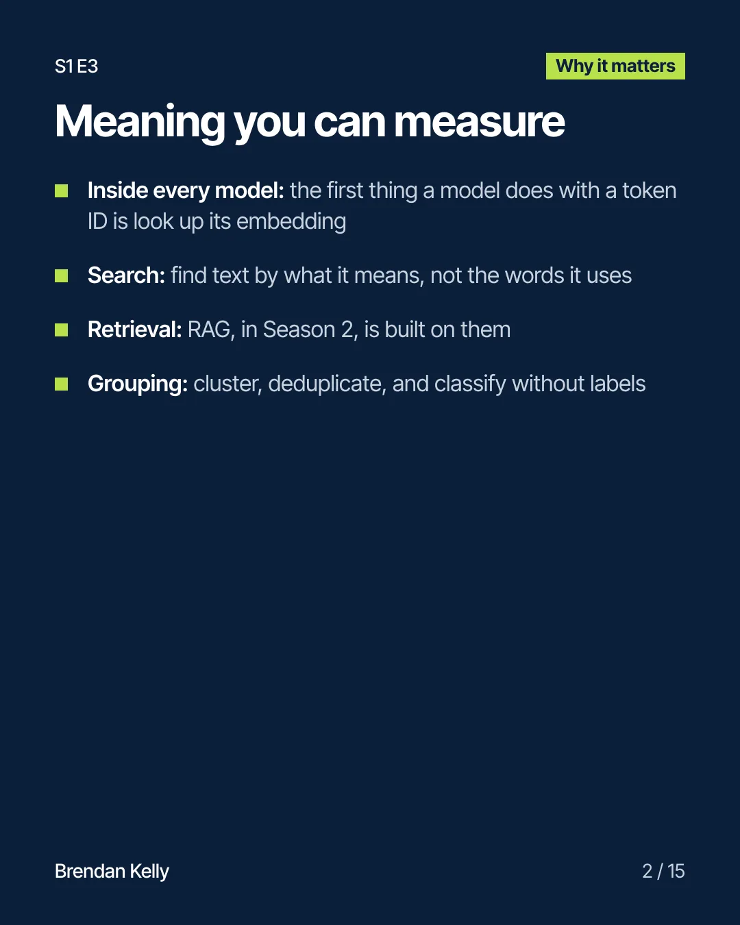 Slide 2 of 15, Why it matters.