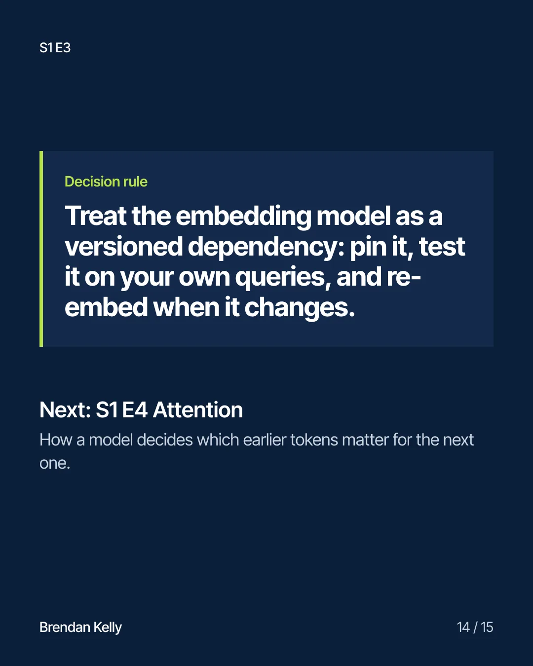 Slide 14 of 15, Decision rule.