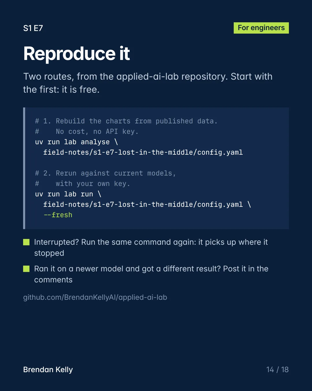 Slide 14 of 18, For engineers.