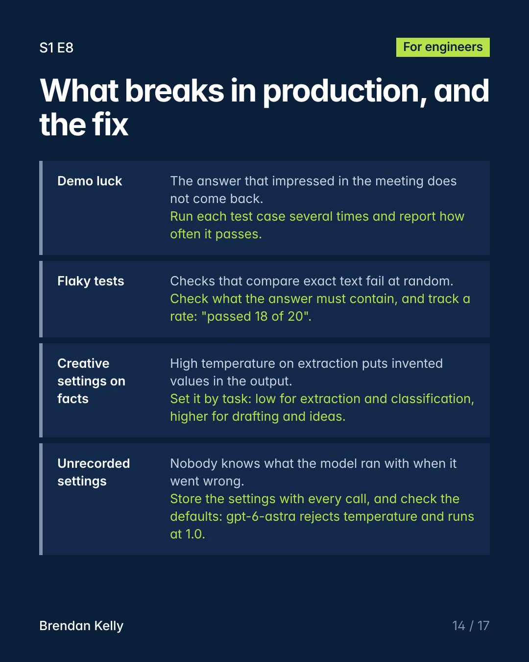 Slide 14 of 17, For engineers.