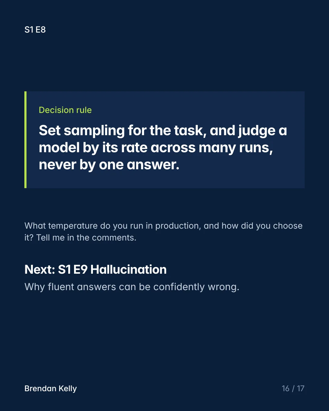 Slide 16 of 17, Decision rule.