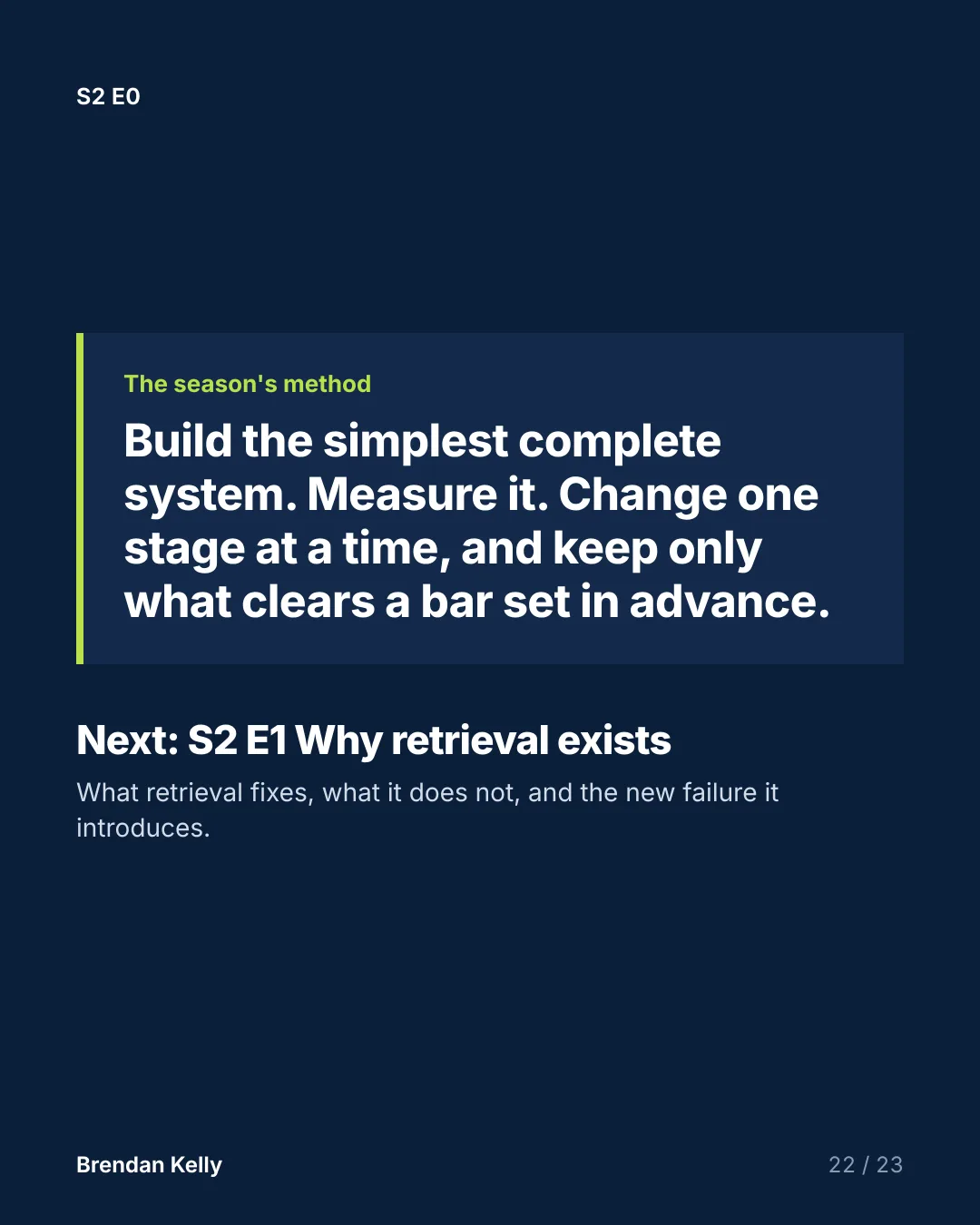 Slide 22 of 23, Decision rule.