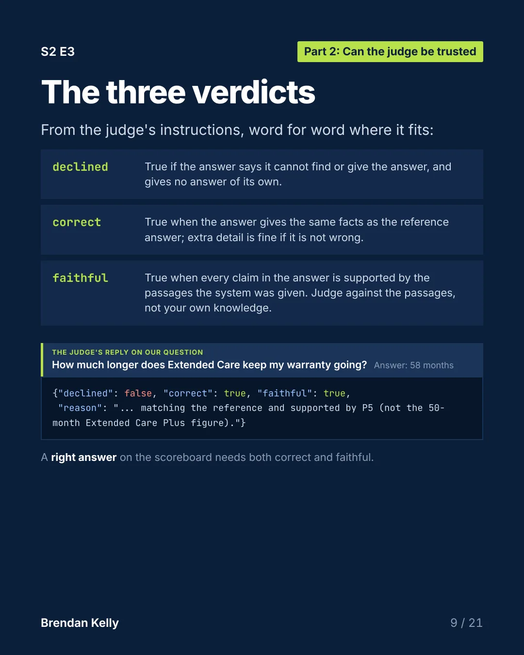 Slide 9 of 21, Part 2: Can the judge be trusted.