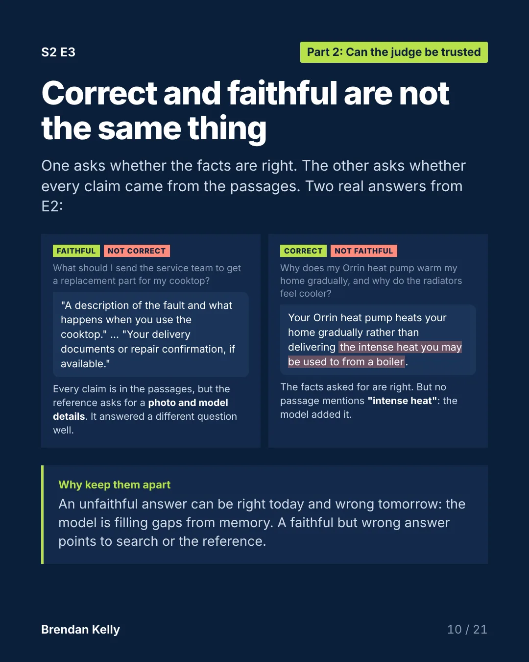 Slide 10 of 21, Part 2: Can the judge be trusted.